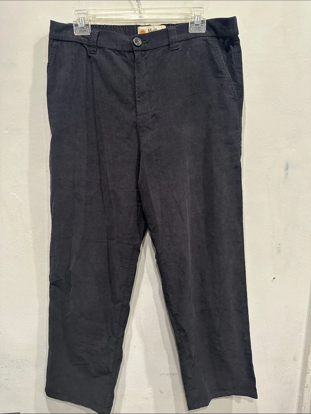 Mollusk California corduroy Boat Pants Elastic Waist Size XL cotton gorp core
